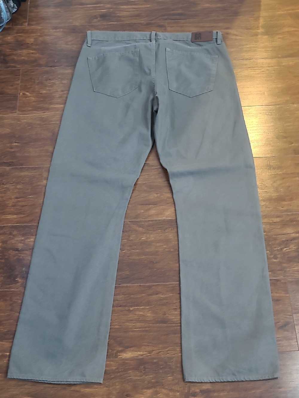 Banana Republic Limited Edition Straight-Leg Jeans in Olive Size 36/34 - Picture 6 of 11